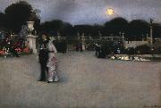 John Singer Sargent In the Luxembourg Gardens Spain oil painting reproduction
